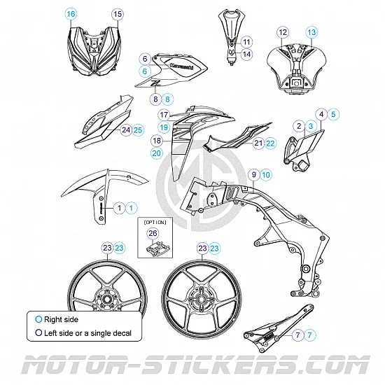 Kawasaki Z1000R 2017
