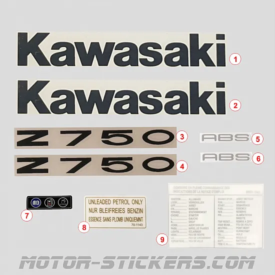 Kawasaki Z750 2009