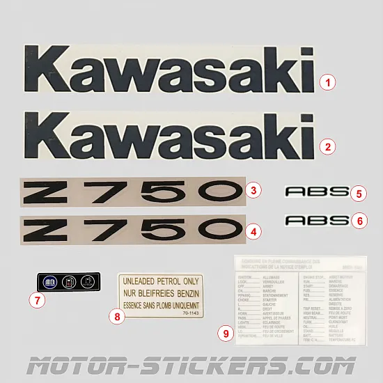 Kawasaki Z750 2011