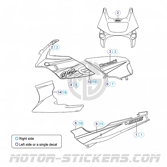 Kawasaki GPZ 500S 2003