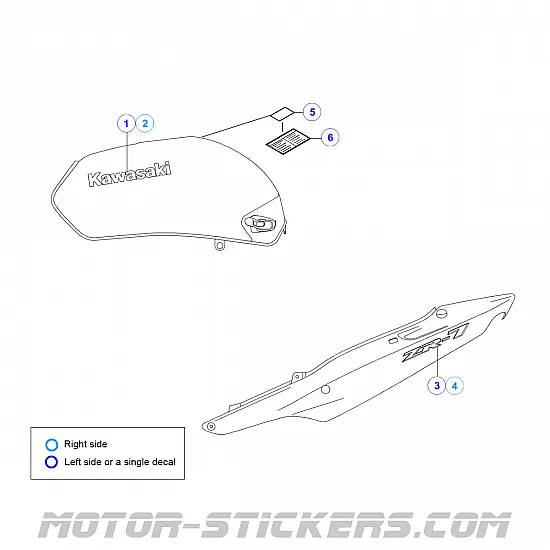 Kawasaki ZR7 1999-2003