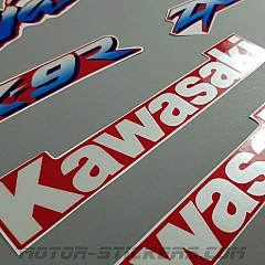 Kawasaki ZX-9R 2000 decals