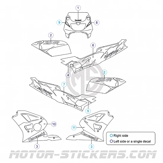 Kawasaki ZXR 400 1993
