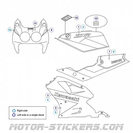 Kawasaki ZXR 750R 1991