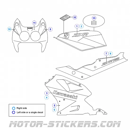 Kawasaki ZXR 750 1992