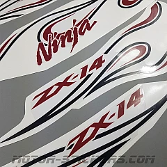 Kawasaki Ninja ZX-14 Special Edition 2007 decals