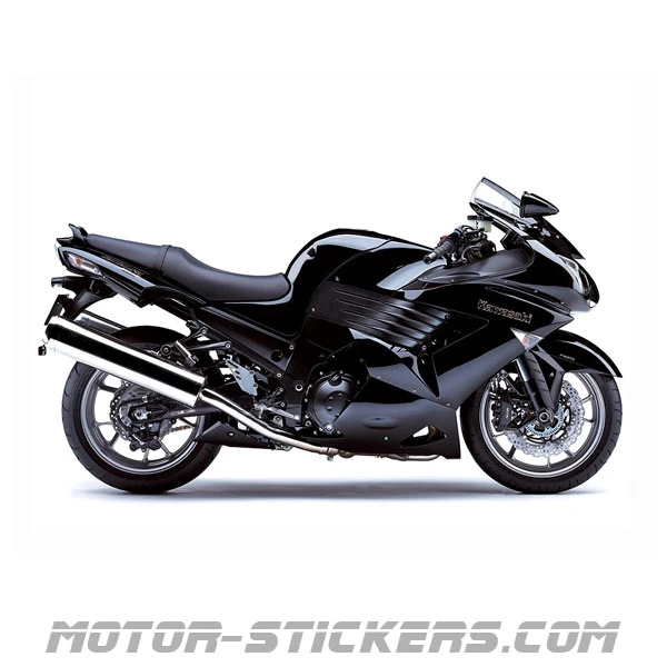 Kawasaki ZZR 1400 ZX-14 2007 decals