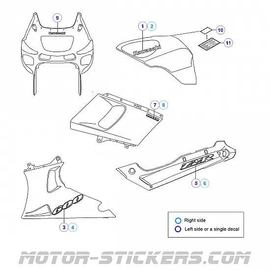 Kawasaki ZZR 600 2003-2005