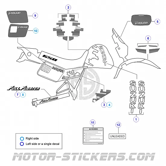 Suzuki DR 650 R/S (Dakar) 1991