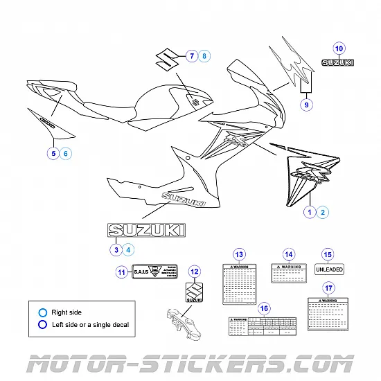Suzuki GSX-R 600 2011-2012