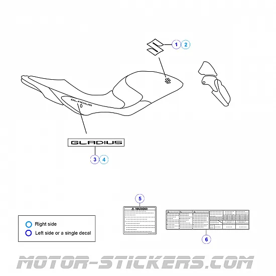 Suzuki SFV 650 Gladius 2012