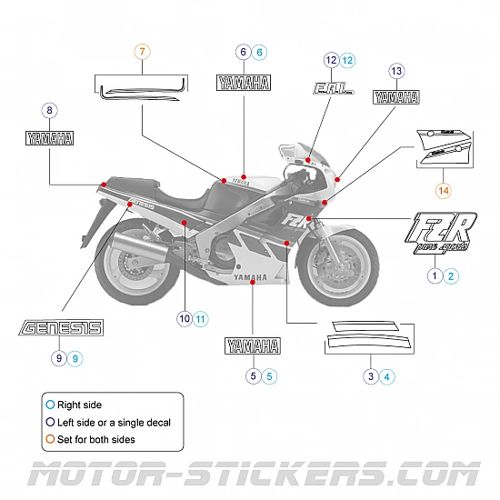 Yamaha FZR 1000 1988