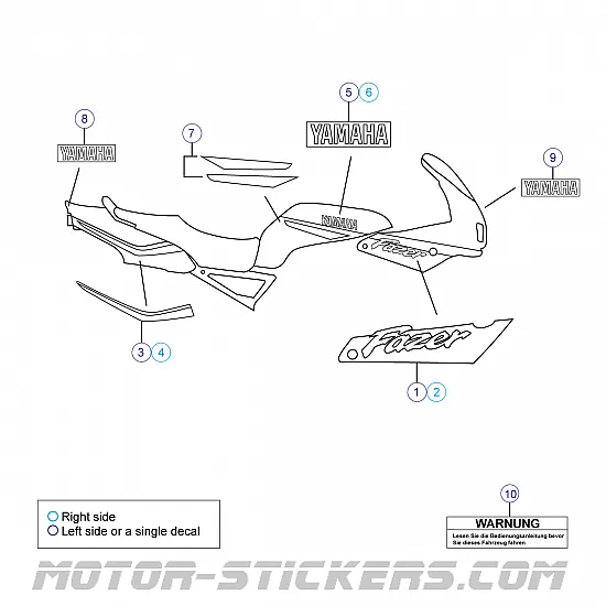 Yamaha FZS 600 Fazer 2000