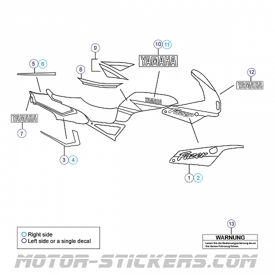 Yamaha FZS 600S Fazer 2001