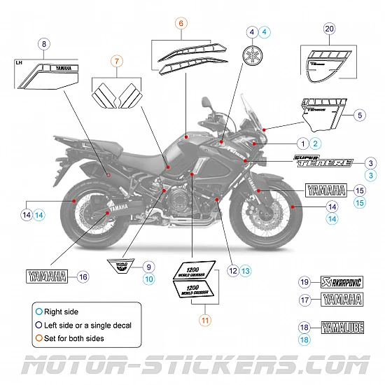 Yamaha XT 1200 Z Super Tenere World Crosser 2017