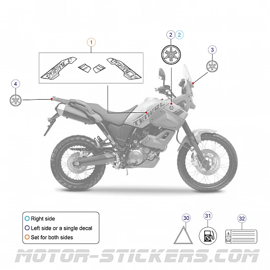 Yamaha XT 660Z Tenere 2008
