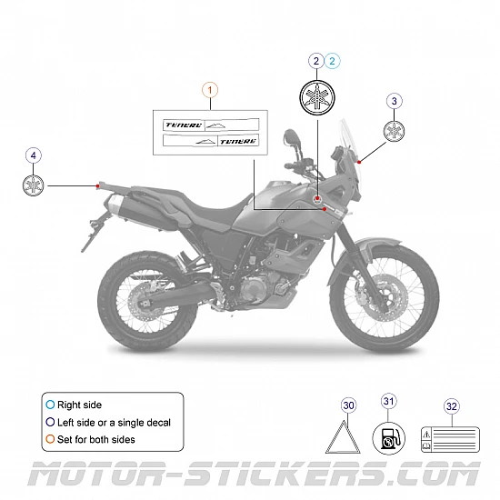 Yamaha XT 660Z Tenere 2009