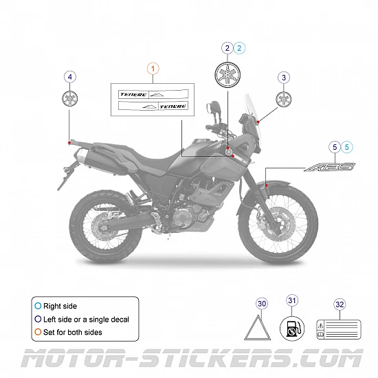 Yamaha XT 660Z Tenere 2011