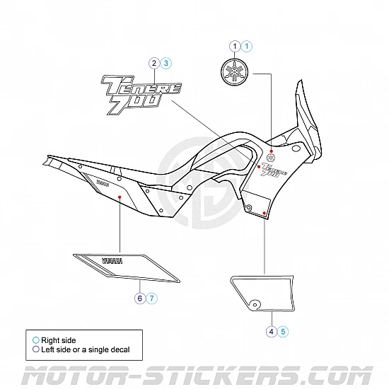 Yamaha XTZ 690 Tenere 700  2020