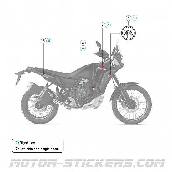 Yamaha XTZ 690 Tenere 700 World Raid 2022