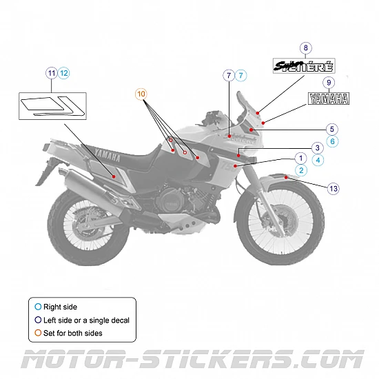 Yamaha XTZ 750 Super Tenere 1989