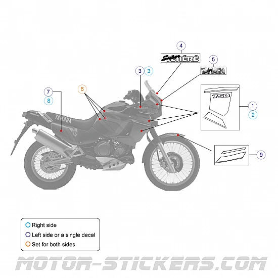 Yamaha XTZ 750 Super Tenere 1993