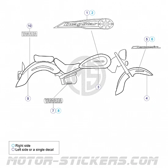 Yamaha XVS 1100A Dragstar Classic 2006