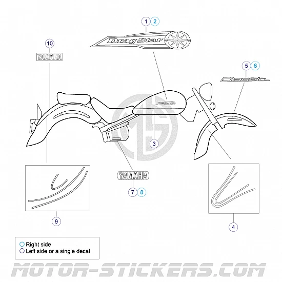 Yamaha XVS 1100A Dragstar Classic 2000