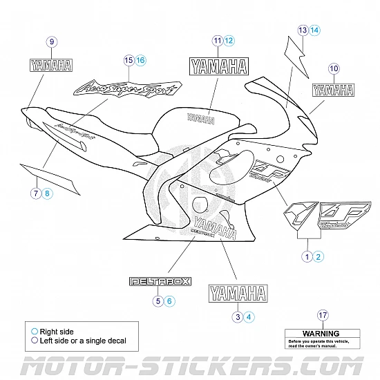 Yamaha YZF 600R Thundercat 1999