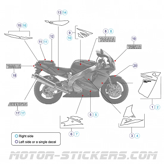 Yamaha YZF 750R 1994