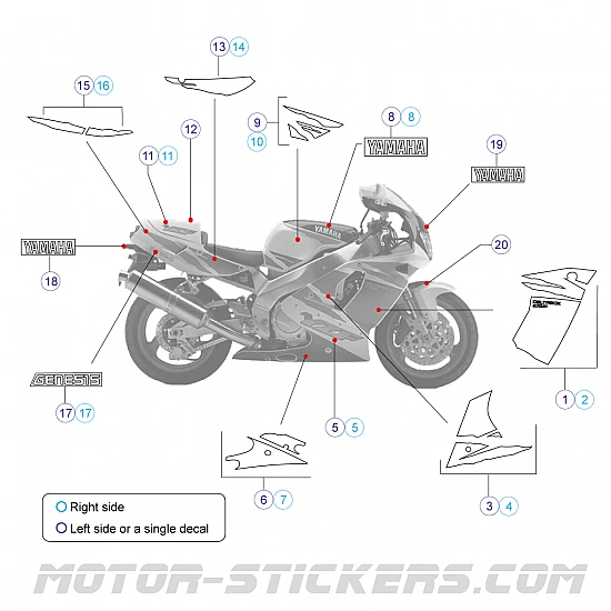 Yamaha YZF 750R 1994