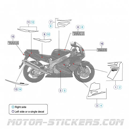 Yamaha YZF 750R 1995