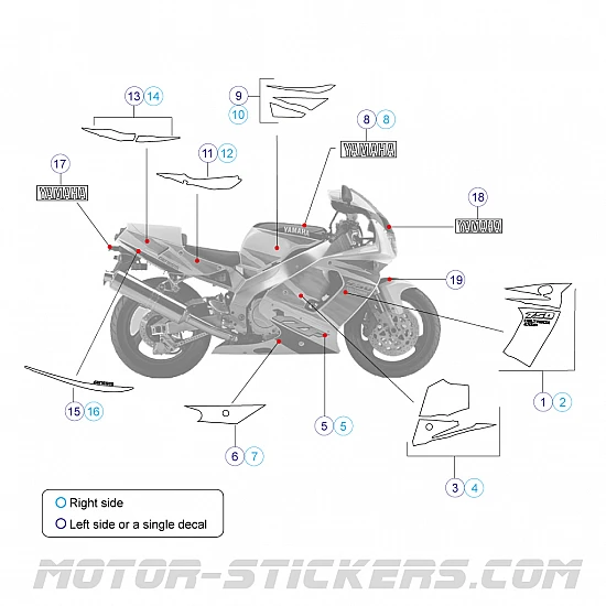 Yamaha YZF 750R 1995