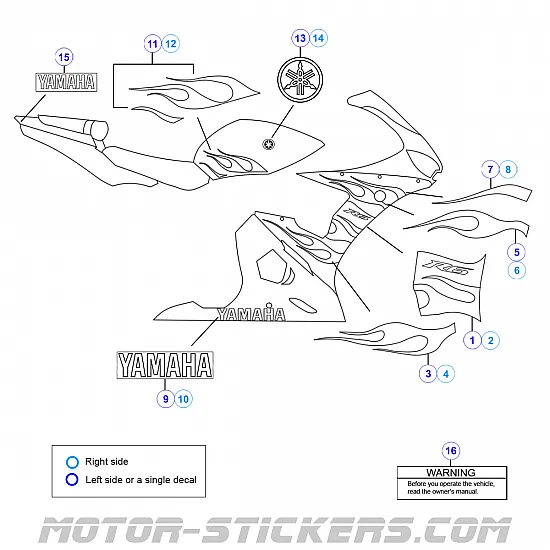 Yamaha YZF R6 USA 2004