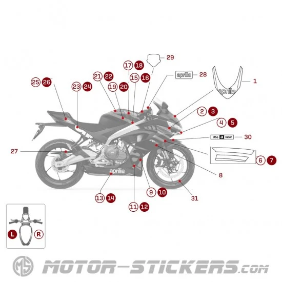 Aprilia RS457 2024