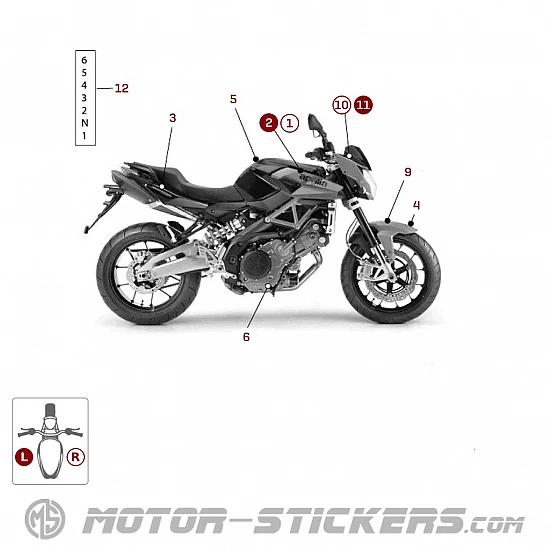 Aprilia Shiver 750 2012