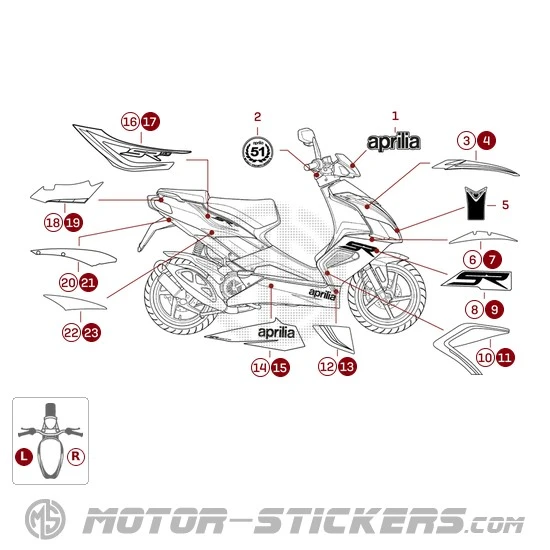 Aprilia SR50 2014