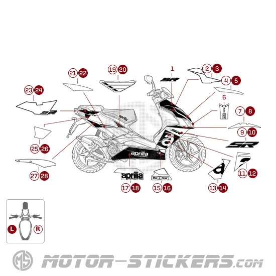 Aprilia SR50 R 2018