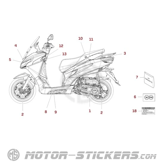 Aprilia SXR50 Sport 2025