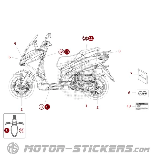 Aprilia SXR50 Sport 2025