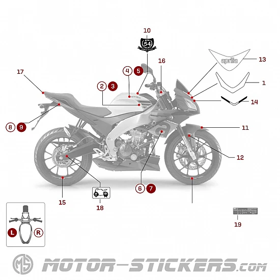 Aprilia Tuono 125 2018