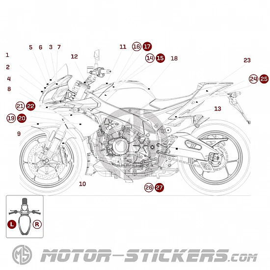Aprilia Tuono V4 1100 RR 2015