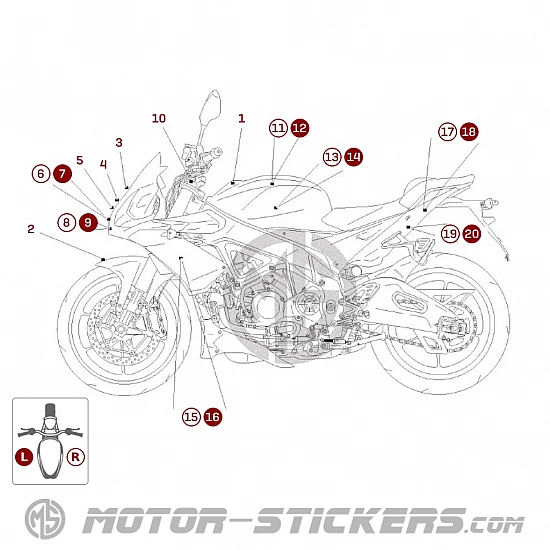 Aprilia Tuono V4 1100 RR 2017