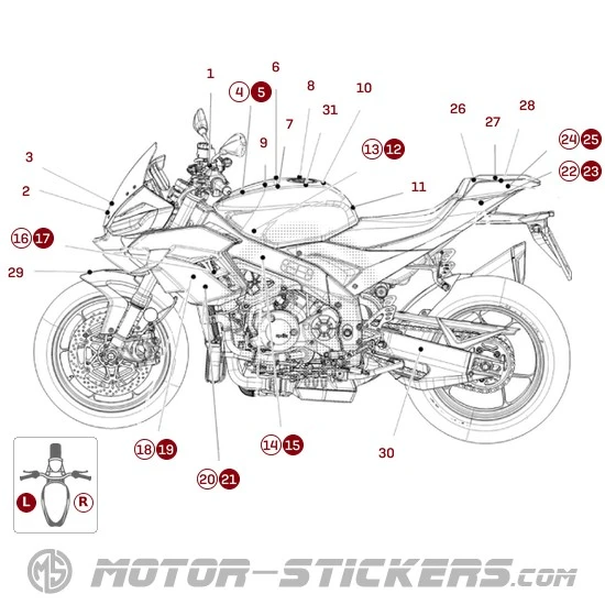 Aprilia TUONO V4 1100 Factory 2025
