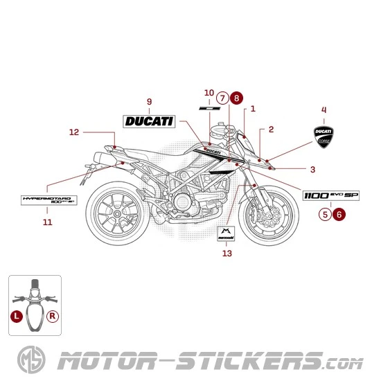 Ducati HYPERMOTARD 1100 Evo SP 2010