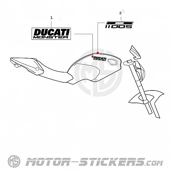 Ducati Monster 1100S 2009