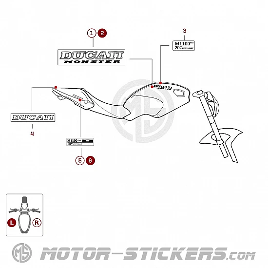 Ducati Monster 1100 20 Anniversary 2013