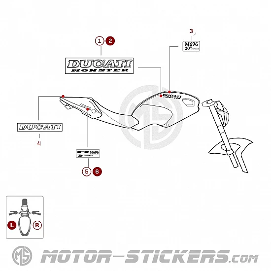 Ducati Monster 696 20th Anniversary 2013