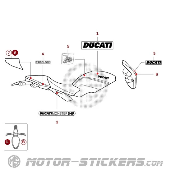 Ducati MONSTER S4R S4RS 2008