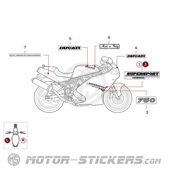 Ducati SUPERSPORT 750 SS 1995